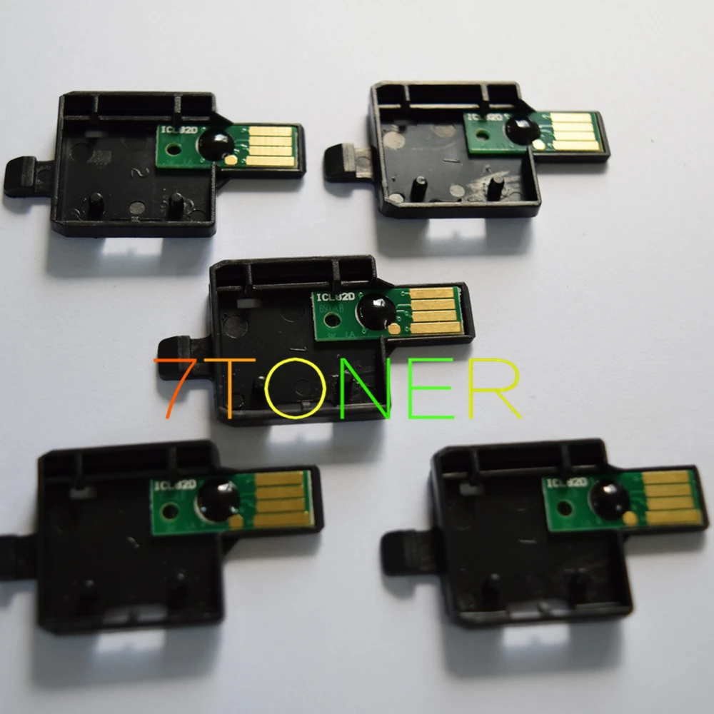 5 x сбросить чип+ покрытие чипа для Xerox Phaser 6500N 6500DN 106R01594 106R01595 106R01596 106R01597 WorkCentre 6505N 6505DN