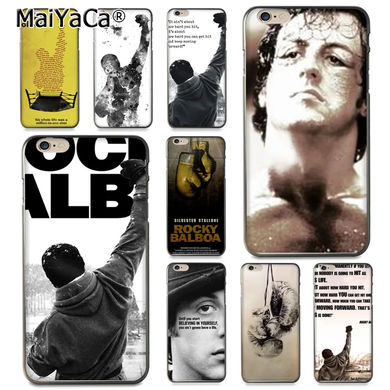 Us 133 33 Offmaiyaca Rocky Balboa Movie Quotes Coque Phone Case For Iphone 11 Pro Xr Xs Max 8 7 6 6s Plus X 5 5s Se In Half Wrapped Cases From