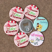 На заказ металлическая жестяная Пластина Магнит на холодильник открывалка для пивных бутылок жестяная кнопка зеркало карманное зеркало для макияжа значок рекламный товар 50 шт