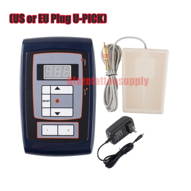 Digital Tattoo Power Supply Permanent Makeup 600D-B LCD Tattoo Eyebrow Machine Kit Adjustable Power Supply Tattoo Foot Petal Digital Tattoo Power Supply Permanent Makeup 600D-B LCD Tattoo Eyebrow Machine Kit Adjustable Power Supply Tattoo Foot Petal
