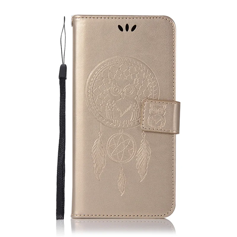 Чехол-кошелек для samsung Galaxy A7, кожаный чехол-книжка, подставка для смартфона Etui для samsung A7 A720, полиуретановые чехлы - Цвет: Золотой