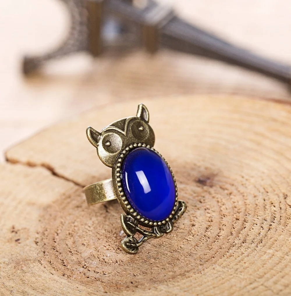 Mood Ring Color Change Adjustable Size With Best Handmade Mood Stone in