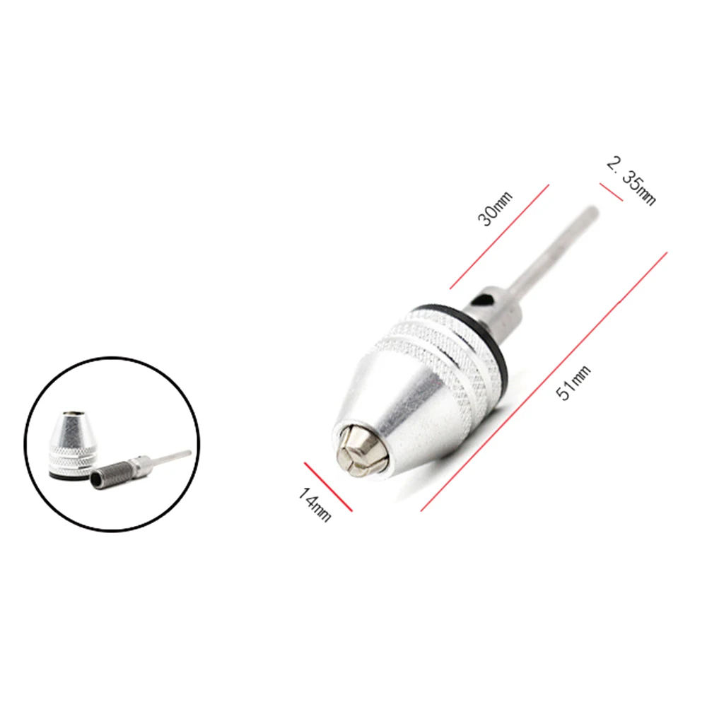 Electric Mini 0.3-3.4mm Grinder Drill Chuck Hex Universal Drill Bit Converter Screwdriver Driver Adapter