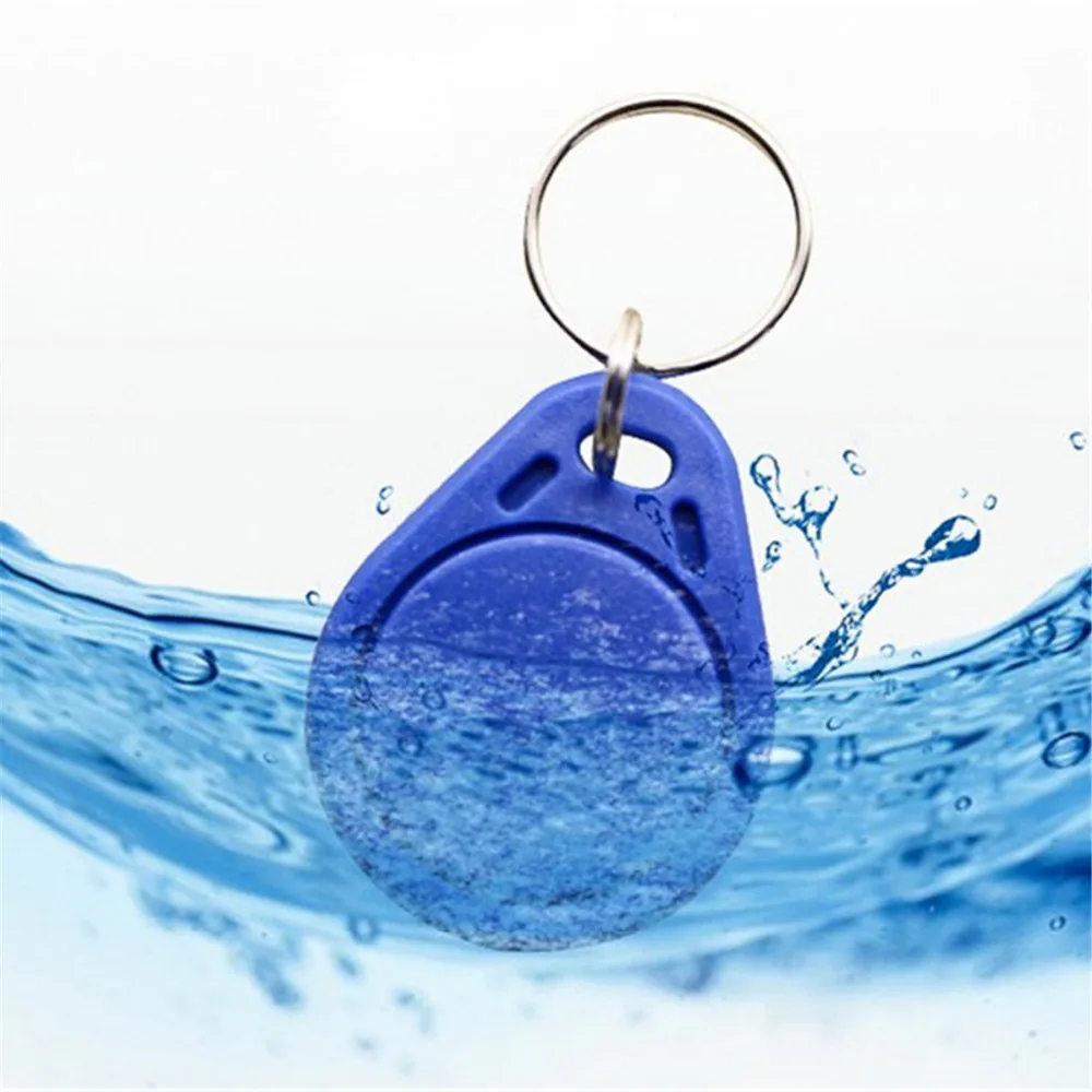 100pcs Handheld 125khz ID Keyfob RFID Tag TK4100 EM4100 Access Control Time Attendance Card Sticker Key Fob Token Ring Proximity
