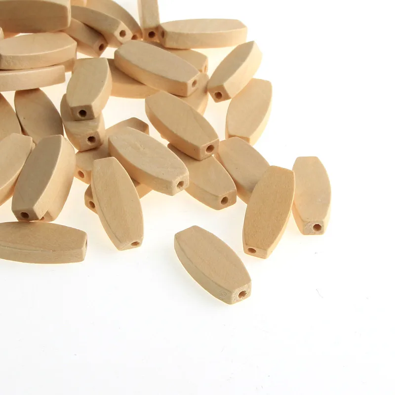 Бусины деревянные без отделки 26x11x5 мм 40 шт.|Бусины| |