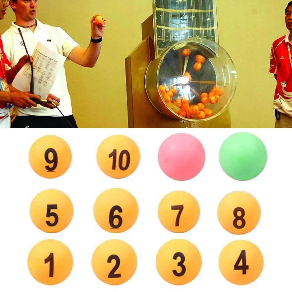 12 шт. цветной номер, настольный теннис, профессиональный мячик для пинг-понга, Нумерованный шар для пива и понга, для настольного тенниса