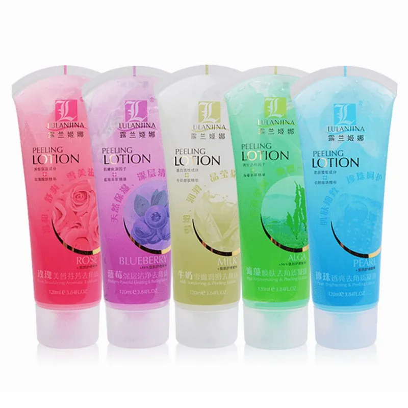 

120ML Beauty Face Scrub Body Polish Exfoliating Gel Dead Skin Remover Whitening Moist Deep Cleansing Skin Care