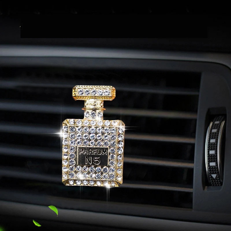 Inlay Water drill Perfume bottle car Air conditioning outlet perfume car  perfume car interior accessories car fragrance