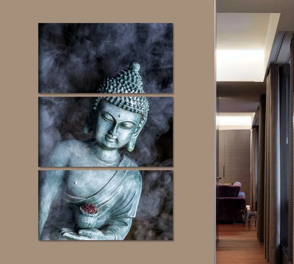smoke buddha statue-2