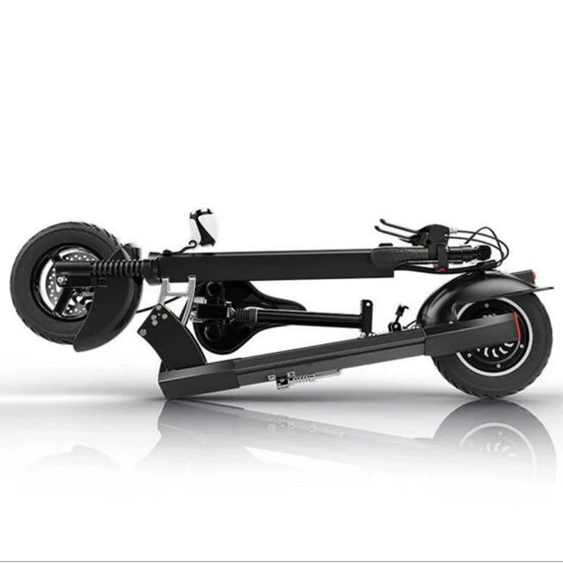 Excellent Electric Scooter with Seat 10inch Powerful Motor wheel kick scooter foldable electric Bike electric bicycle Adult scooters 1