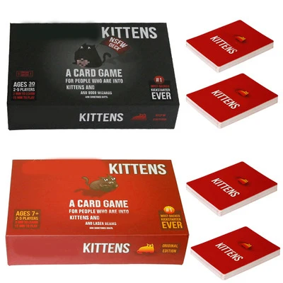 

Board Games explode Cards Game for kitten Original Edition NSFW Edition Red Cat Black Cat Family Party Strategy Games