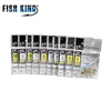 FISH KING High Carbon Steel Fishing Lure Flatted Hooks 10PC/Lot Carp Fishing Lure Accessories Fish Hook Set Jig Head Pesca Peche ► Photo 1/6