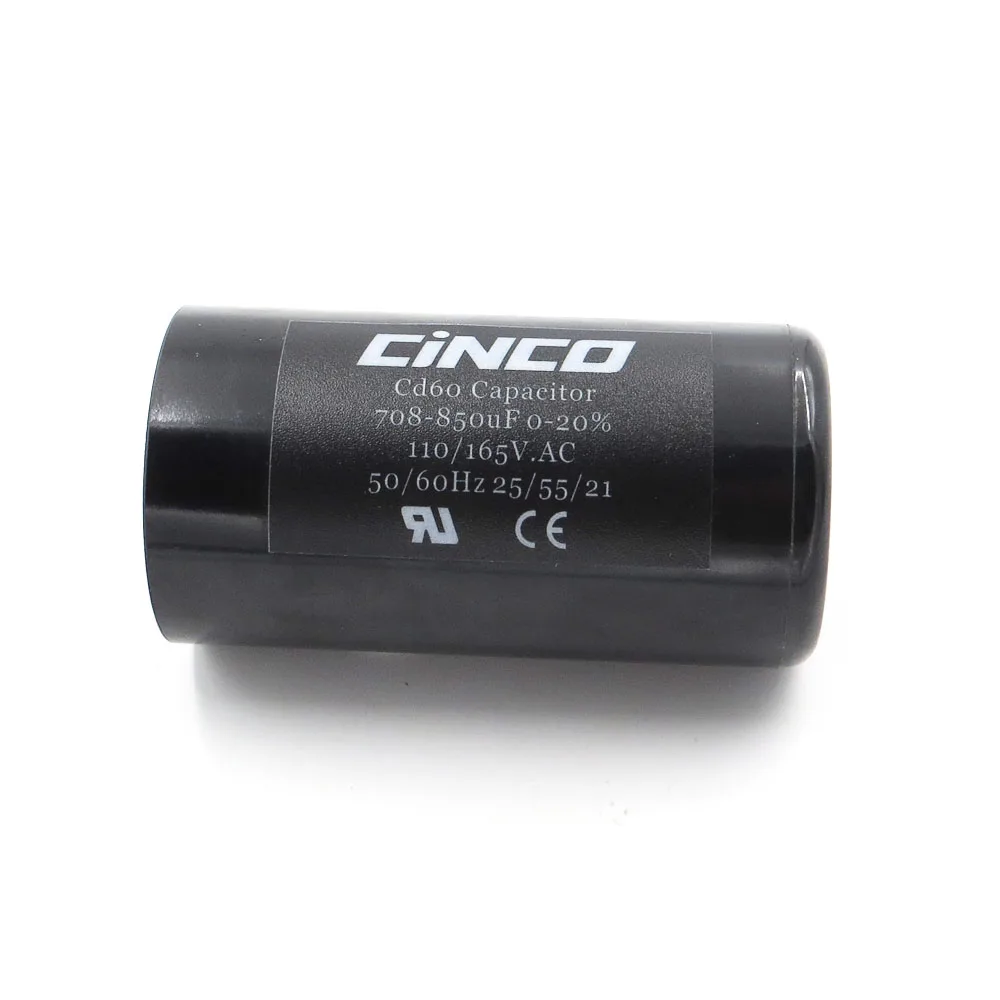 708 850 мкФ 110V 125V 165V CD60 мотор пусковые конденсаторы запуск двигателя ing mfd uf mf