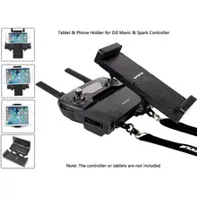 Foldable Extender 4.7-12.9 Inches Tablet Stander Mobile Phone Stand Holder Bracket for DJI Spark and DJI Mavic pro controller