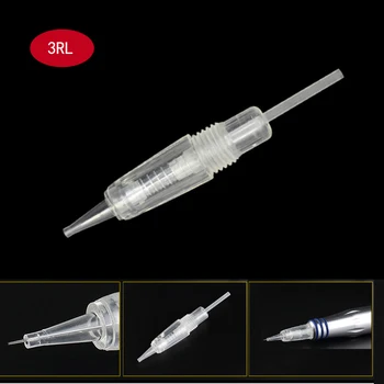 

Tattoo needle 10pcs #3RL Disposable Sterilized Permanent Makeup Machine Needles Tips for Eyebrow lip micro needle free ship