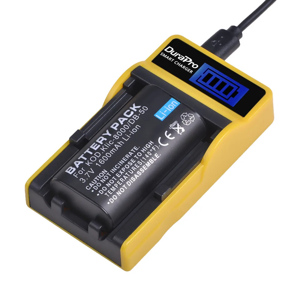 Kodak 8000 Battery Kodak Z612 Charger Klic 8000 Battery Lcd Usb