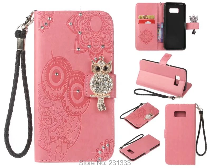 Кожаный чехол для Samsung Galaxy A5 J5 J3 2017 S8 S9 PLUS A8 2018 J310 J510 NOTE 8 с подставкой 1 шт.|case for samsung