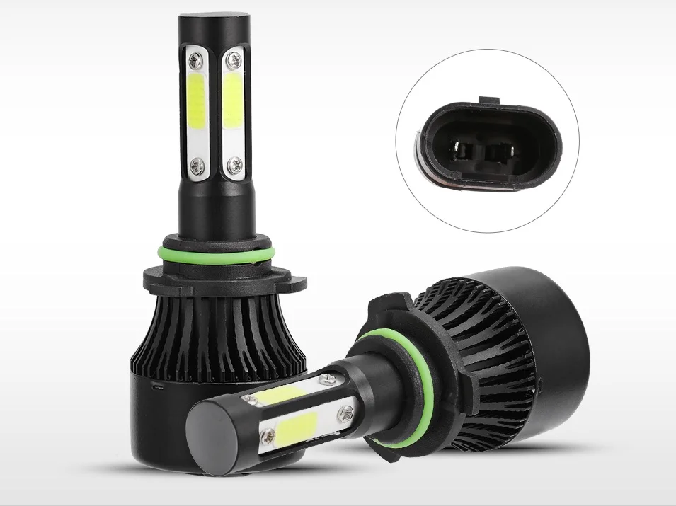 PAMPSEE 80W 8000lm 4 Side Lumens 9006 HB4 LED Car