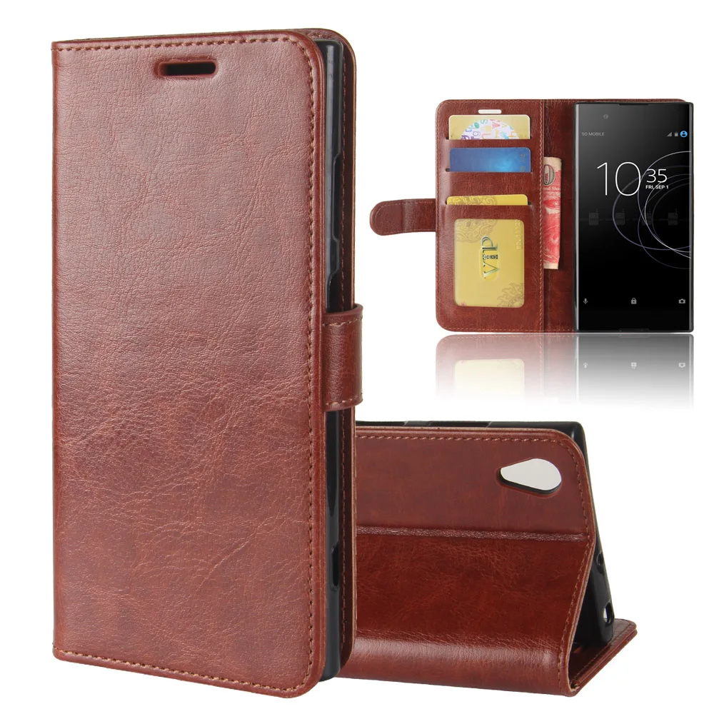 

Coque For Sony Xperia XA1 Plus/XA1 Plus Dual G3421 G3423 SM11L G3412 G3416 G3426 Flip Wallet Phone PU Leather Cover Case Capa