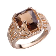 Zirconia engagement rings for women rose gold wedding rings high quality jewelry Zirconia engagement rings for women rose gold wedding rings high quality jewelry