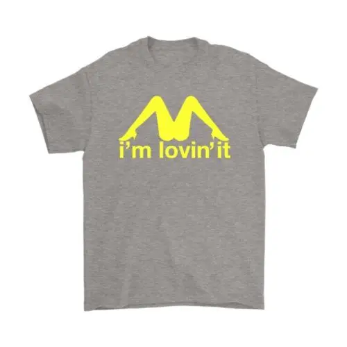 

Mac Donald McD I'm Lovin It Sport Grey TShirt Short Sleeve Size M-2XL