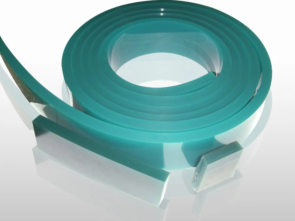 

1Meter Screen Printing Squeegee Blade Replacement Green Color Rubber Blade