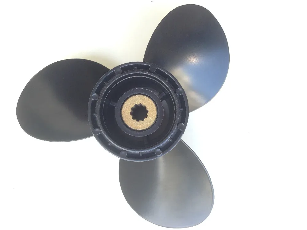 free shipping 9 1/4x12 For 8-20HP for Suzuki aluminium propellers 10 teeth outboard boat motors marine propeller propellers