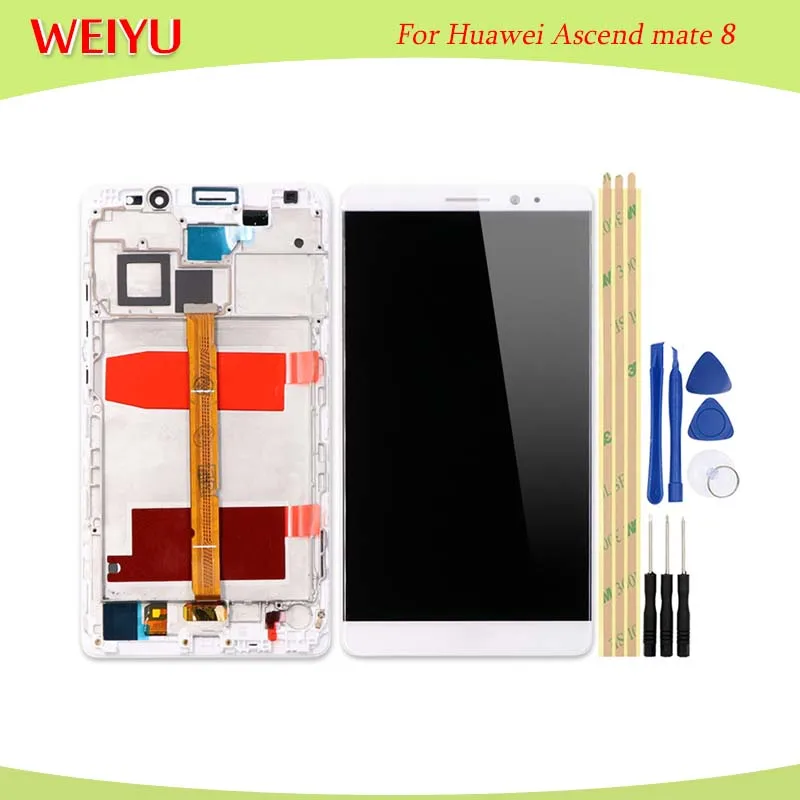 

6.0 Inch For Huawei Mate 8 MT8 LCD Display and Touch Screen NXT-AL10 NXT-L29 Screen Digitizer Assembly Replacement With Tools