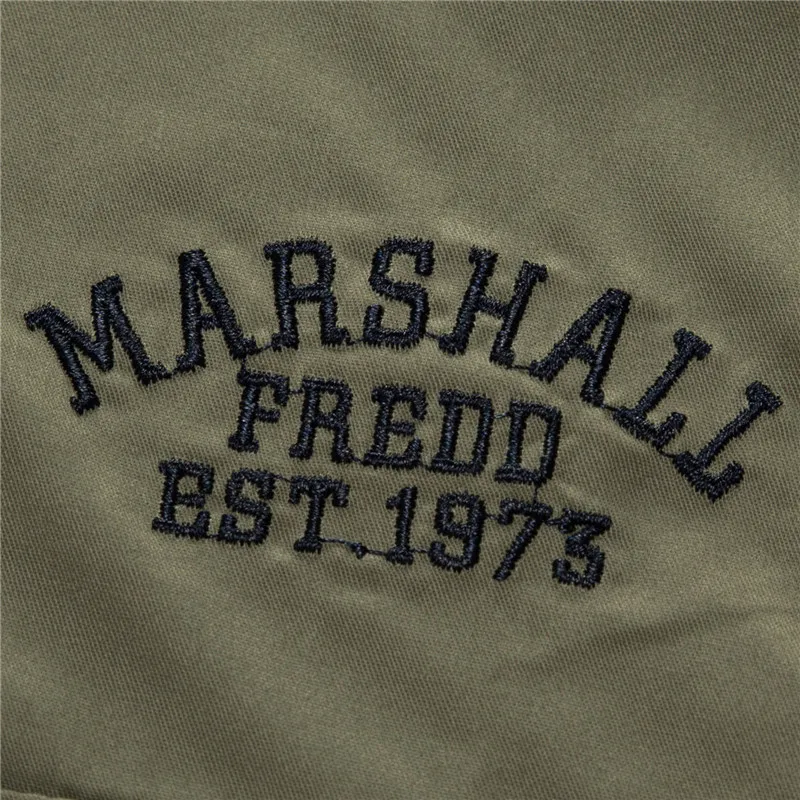 Fredd Marshall Fashion Men's Shirts Spring Cotton Solid Color Long Sleeve Male Shirt with Zipper Pockets Camisa Masculina Plus Size (6)