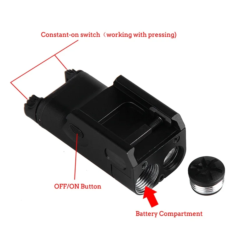 Pistola de Luz Mount para Airsoft Tático ao ar Lanterna Lumens Arma se Encaixa Rl8-0017 20mm Rail Caça Livre Xc1 200 9 Cheap Luzes de armas