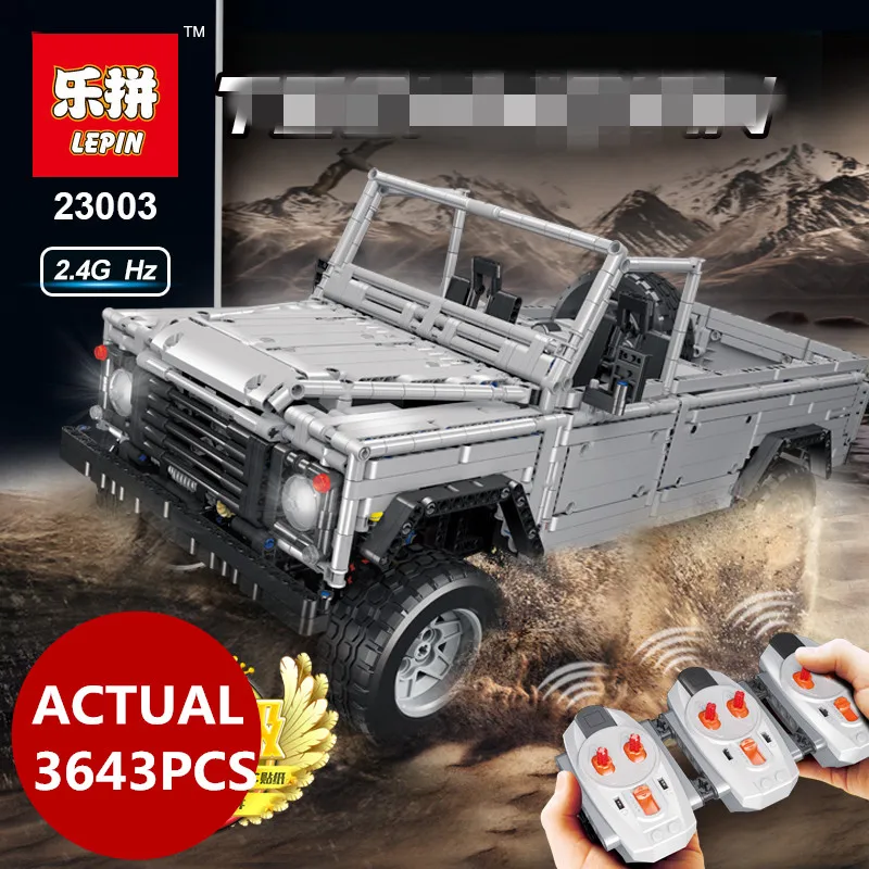 

Lepin 23003 SUV Technic 3643pcs series Creative MOC RC Wild off-road vehicles model Building Blocks Bricks toys for boys gifts