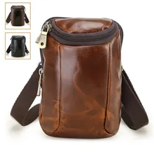 Маленькая поясная сумка из натуральной кожи, поясная сумка для крутой хип-бум, сумка в повседневном стиле, мини-сумки для мужчин и женщин, поясные сумки