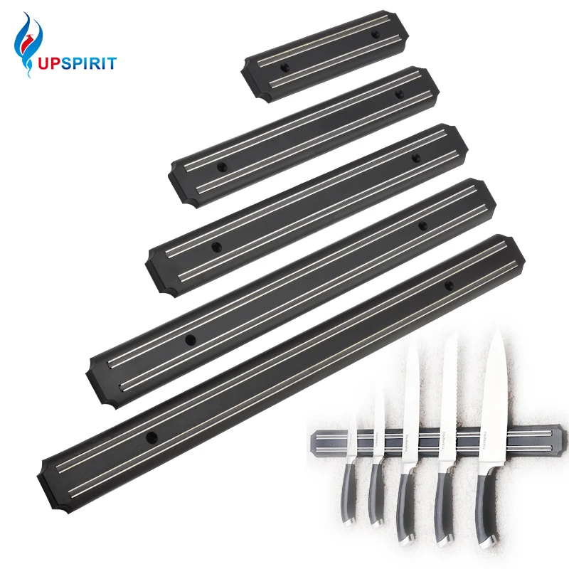 

Upspirit Strong Magnetic Knife Rest Wall Mount Knives Racks Stripe Holder Bar Shelf Organizer Home Kitchen Knives Accessories