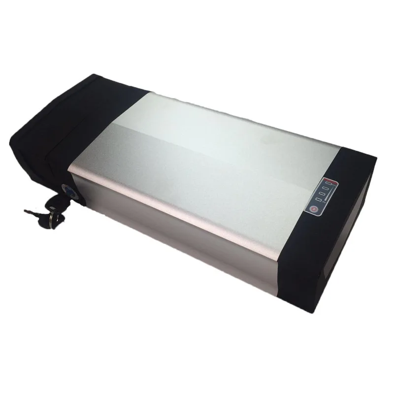 Sale 36V 35AH Electric Bike Battery 36V Rear rack lithium Battery for Samsung Cell With Tail lights 2A Charger with USB port 0