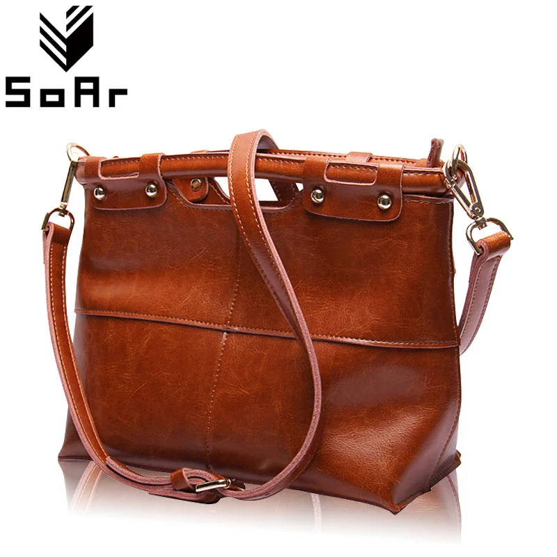 

SoAr Famous Designer Brand Bags Women Leather Handbags Female Handbag Vintage Tote Shoulder Bags Women Messenger Bags Fashion