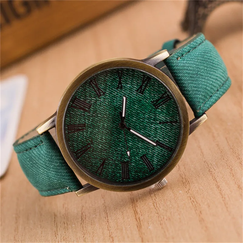 Модные Простые кварцевые часы женские наручные часы кварцевые часы Relogio Feminino Montre Femme - Цвет: green