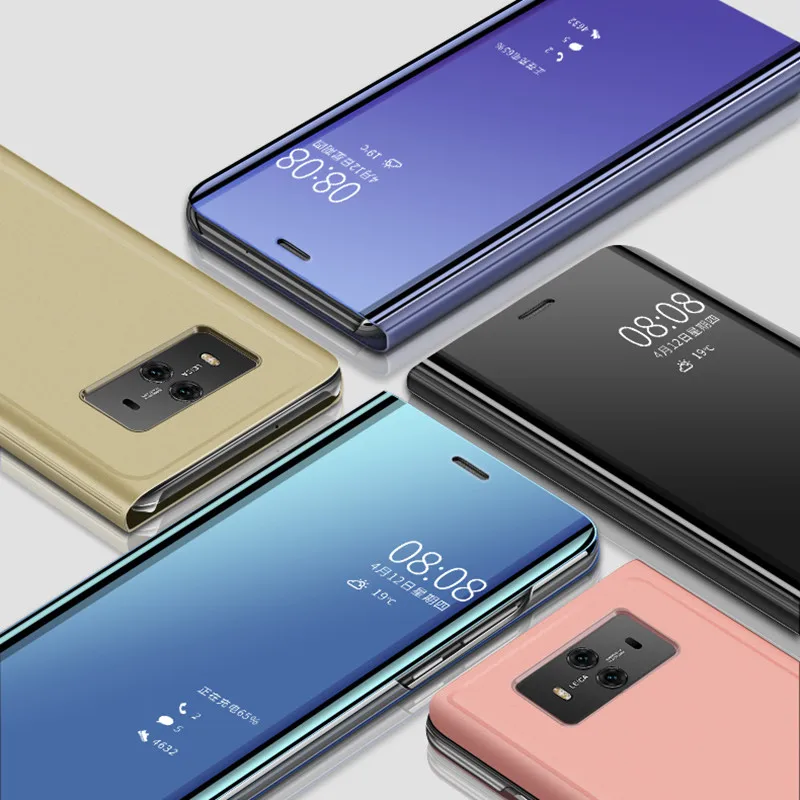 P умный прозрачный зеркальный чехол для Huawei Mate 20 P9 P10 Plus P20 10 pro 20x Honor 9 Lite 8X MAX Nova 3