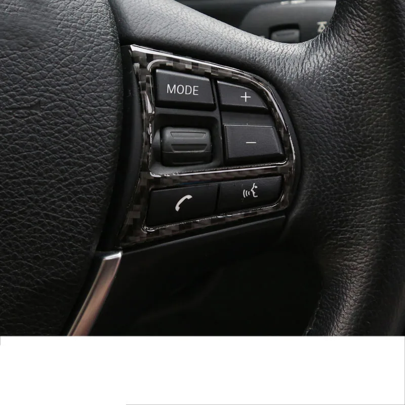 

lsrtw2017 carbon fiber car steering wheel trims for bmw 5 series g30 g31 525 520 530 528 540 535 2018 2019