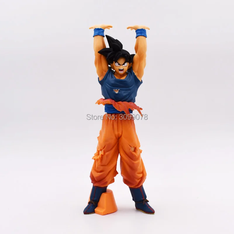 2Styles 24cm Dragon Ball Z Super Saiyan Figures Toys Son Goku Genki Dama Spirit Bomb Dragonball DBZ Model Toy Free Shipping