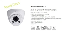 Free Shipping DAHUA Security IP Camera CCTV 2MP IR Eyeball Network Camera H.264 with POE IP67 Without Logo IPC-HDW2221R-ZS