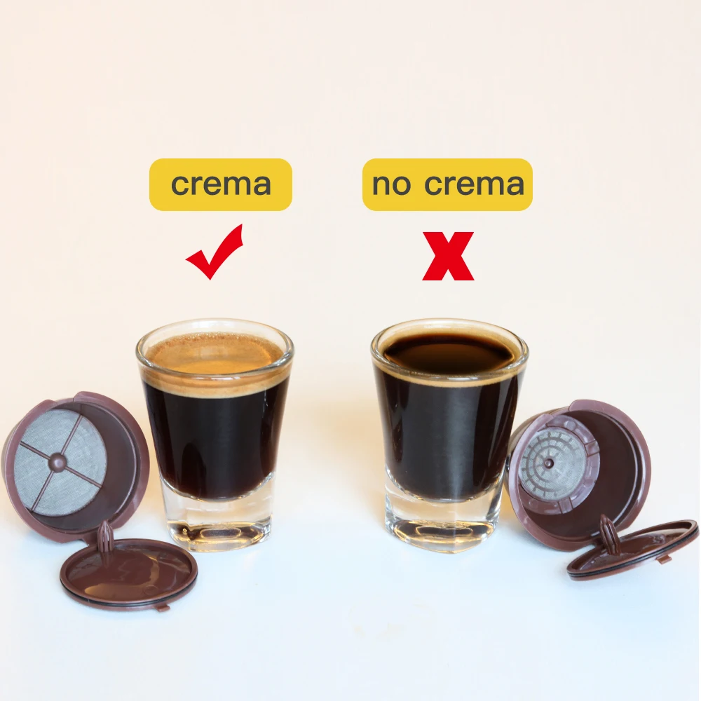 New 1pc Coffee Filter Reusable Refillable Coffee Capsule Filters For Dolce Gusto With Spoon Brush Kitchen Accessories