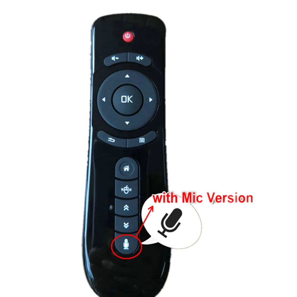 Tikigogo гироскоп область Air Мышь с микрофоном для android smar tv box 2 4 GHz мини Беспроводной