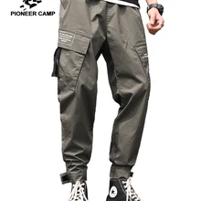 Пионерский лагерь крутые брюки мужские уличные брюки мужские с буквенным принтом летние Харадзюку Карманы Брюки Комбинезоны AXX908106