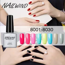 NAILWIND 8 мл 8001-8030 Однотонная одежда богиня эксклюзивный лак для ногтей погружения UV гель светодиодный лампы замочить от ногтей гель полировка