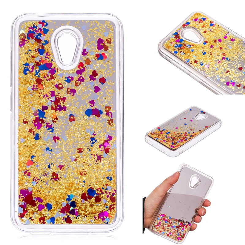 

Mirror 2 in 1 TPU+PC Plating Glitter Quicksand Phone Silicone Case Cover Shell Coque Fundas for Alcatel U5 3G 4047D 4047