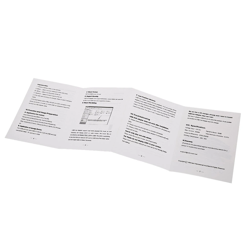 Car USB CD Adapter Audio MP3 Interface SD AUX USB Data Cable Connect Virtual CD Changer High Quality MP3 / WMA Decoder for Mazda