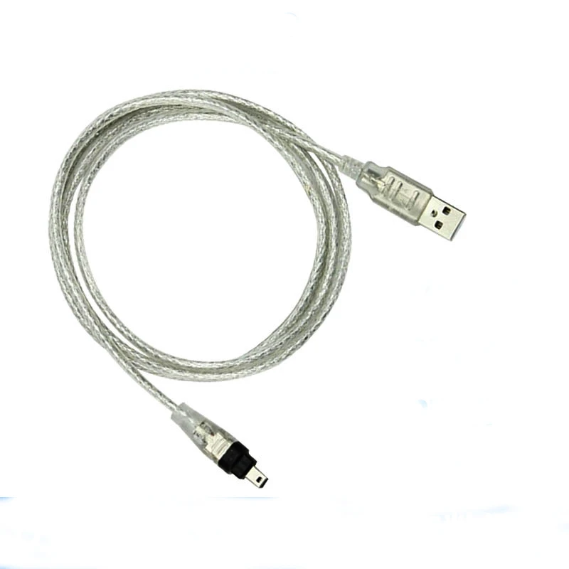 New 1.2m Usb 2.0 Male To Firewire Ieee 1394 4 Pin Male Ilink Adapter