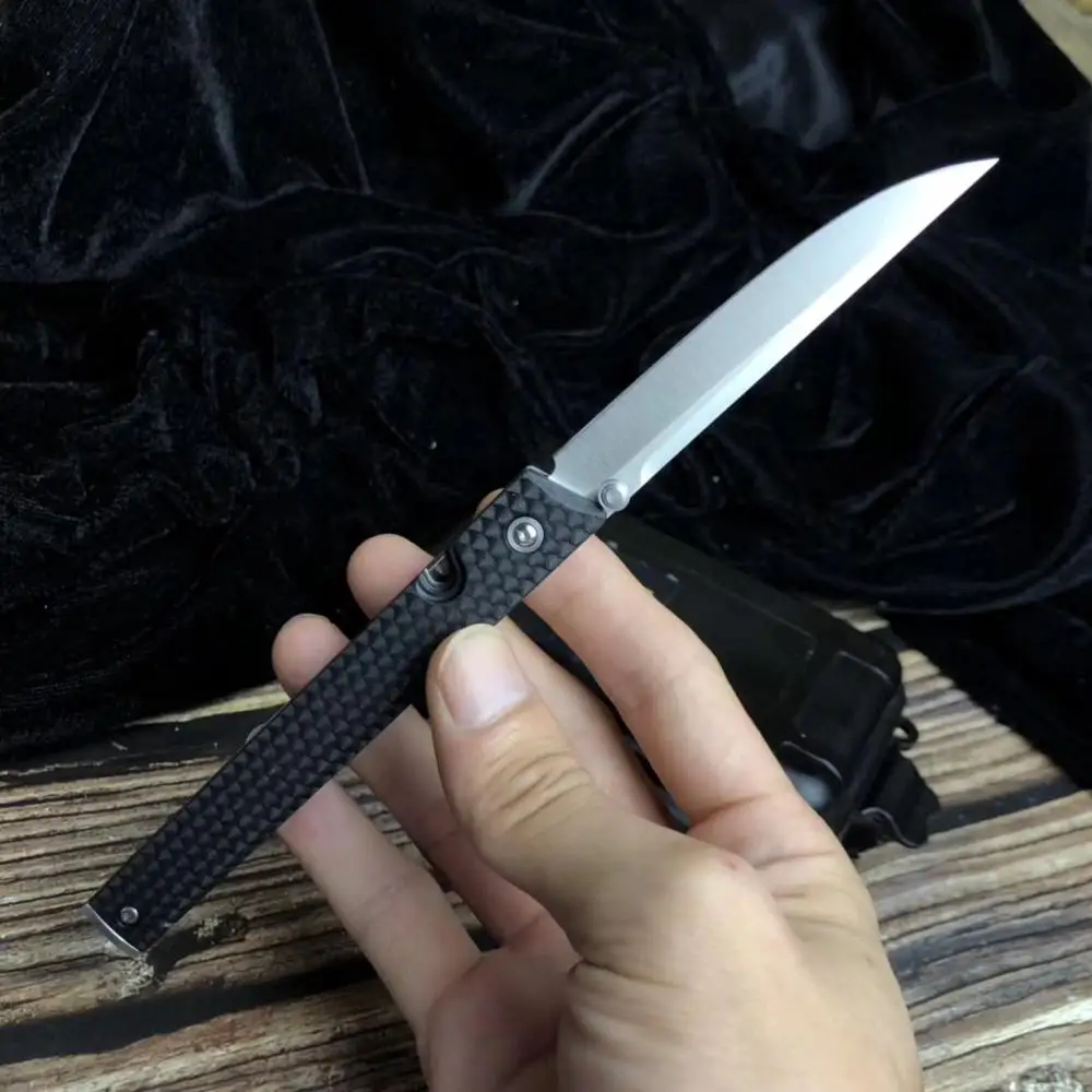 

TRSKT OEM CEO 7096 8cr13mov Steel nylon handle Folding Tactical knife outdoor camping pocket Hunting Survival Knives EDC Tools