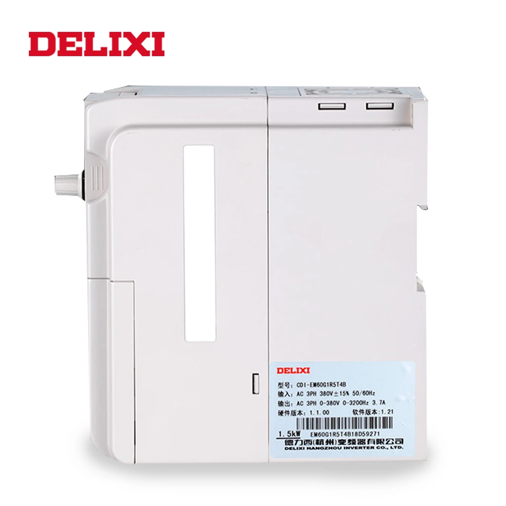 DELIXI AC 220 В 2,2 кВт однофазный вход 3 фазы выходной преобразователь частоты для контроллера скорости двигателя 50 Гц 60 Гц Инверторные приводы