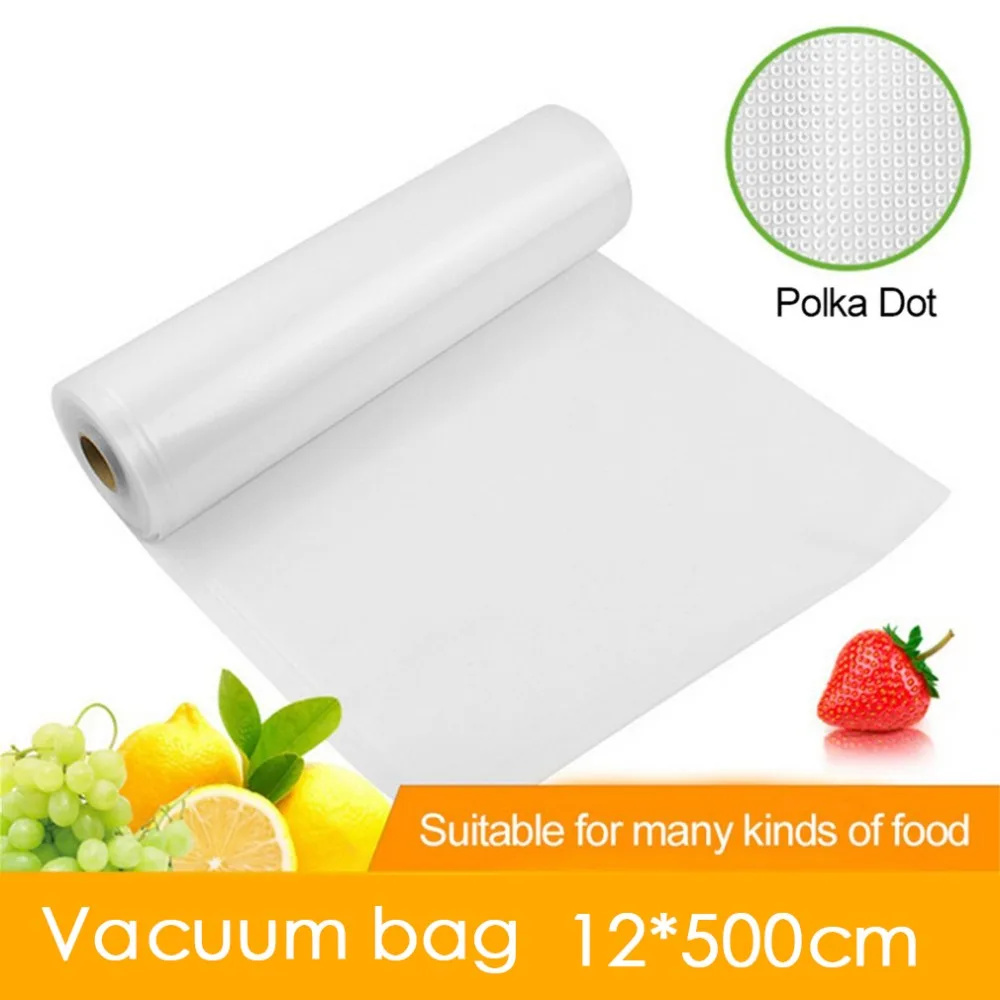 

12*500cm size 1 ROLL VACUUM HEAT SEALER FOOD SAVER BAGS Food Storage Bags Saran Wrap